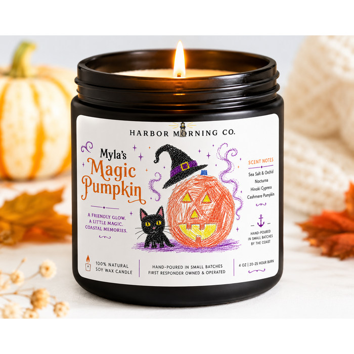 Myla's Magic Pumpkin | 4 oz Soy Candle
