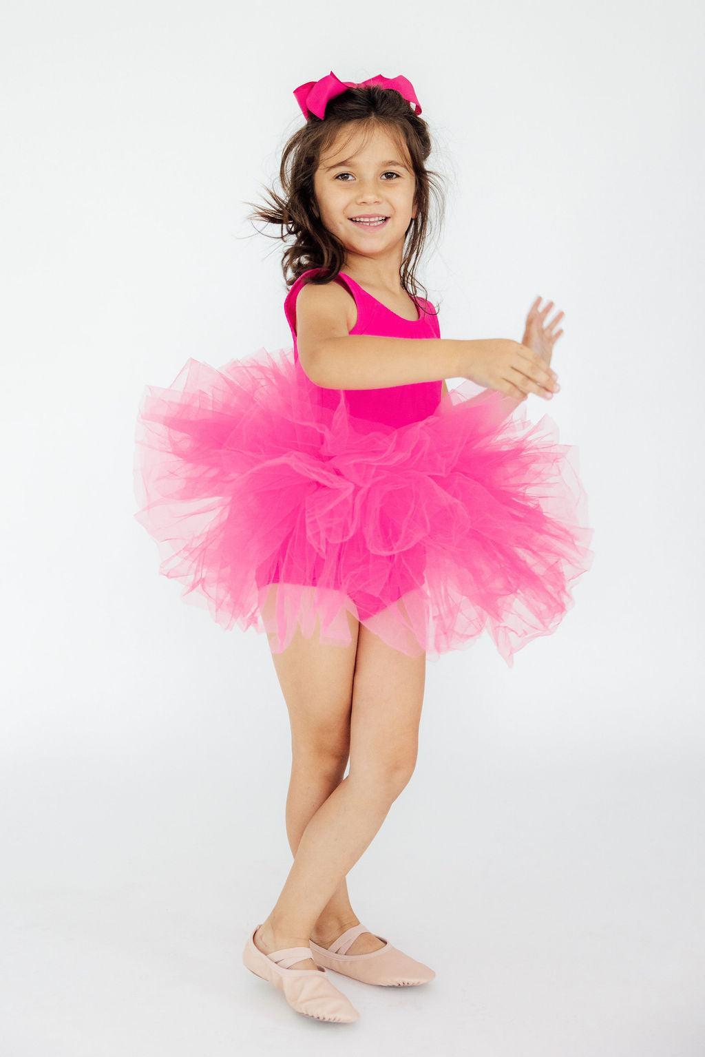 Hot Pink Tank Tutu Leotard