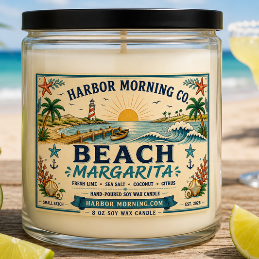 Beach Margarita | 8 oz Soy Candle
