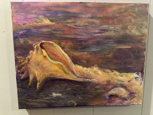 Verlene Beckwith – “I Spy Twilight Tide” Original Acrylic Painting