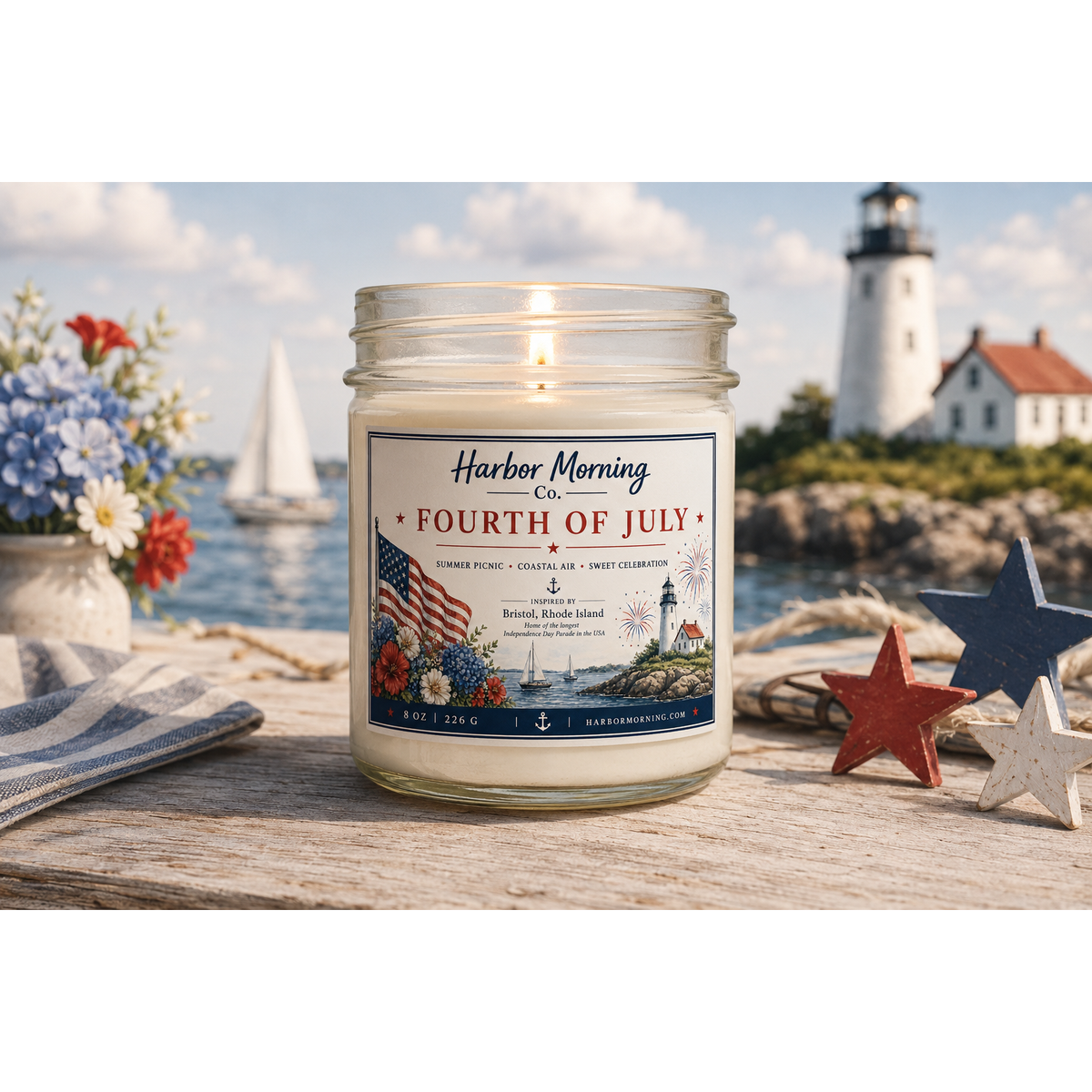 Fourth of July | 4 oz Soy Candle