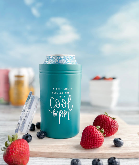 I’m Not Like a Regular Mom Travel Mug – 2-in-1 Koozie