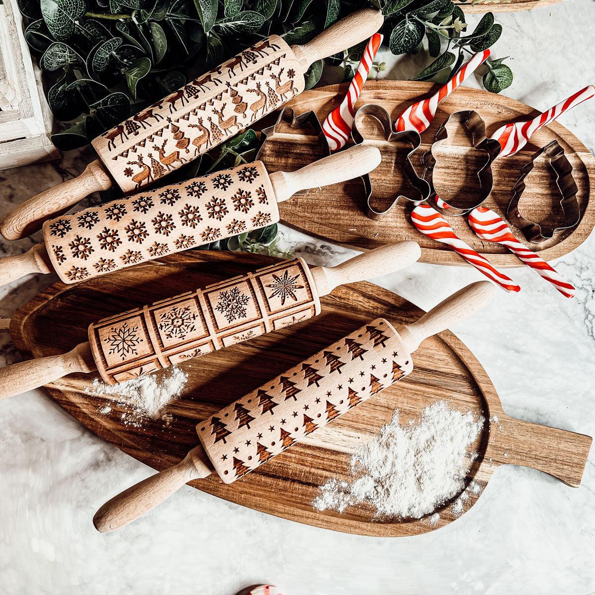 Christmas Rolling Pin Set | 10 Styles