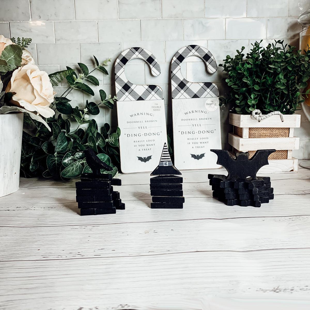 Halloween Wood 6pk
