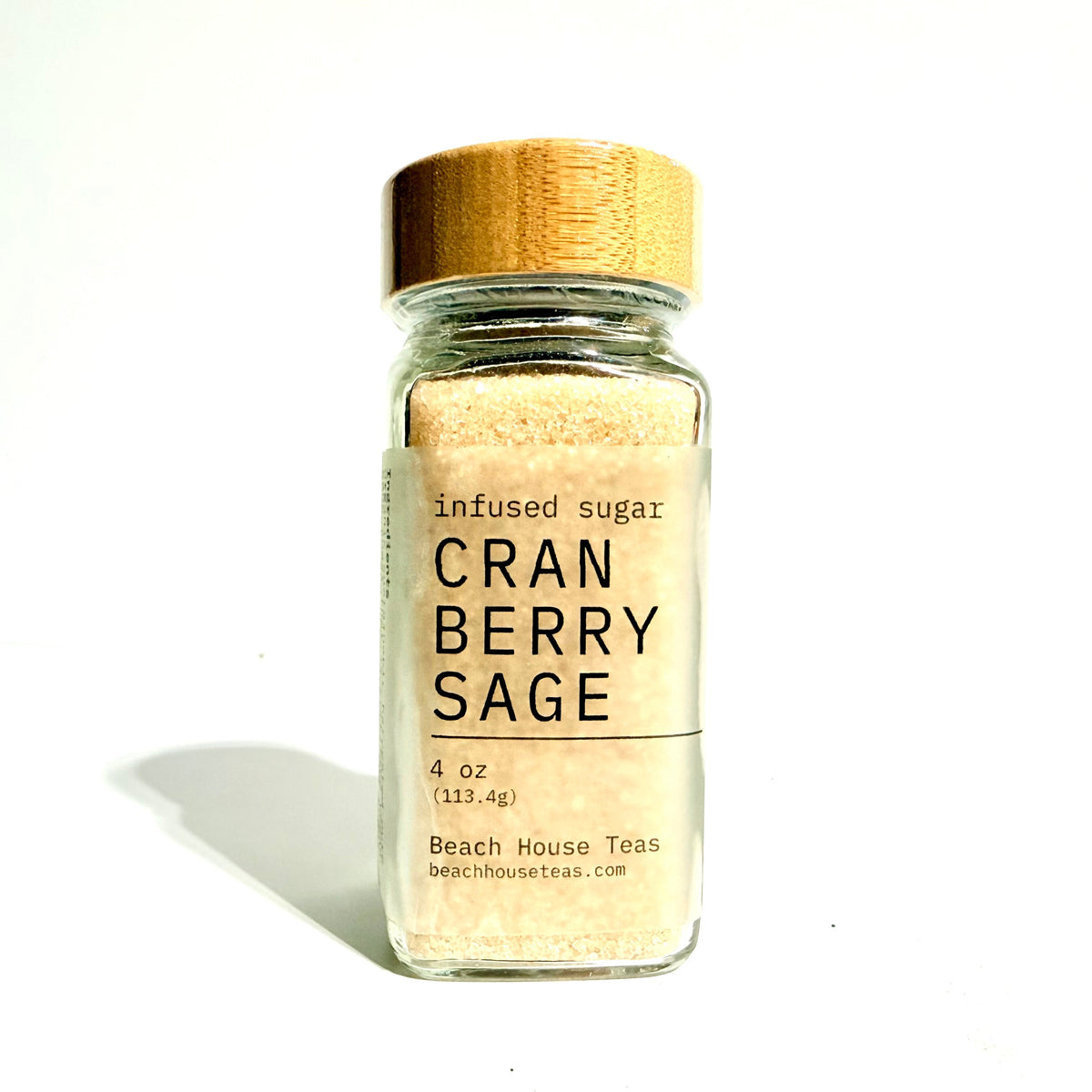 Cranberry Sage infused artisan culinary sugar