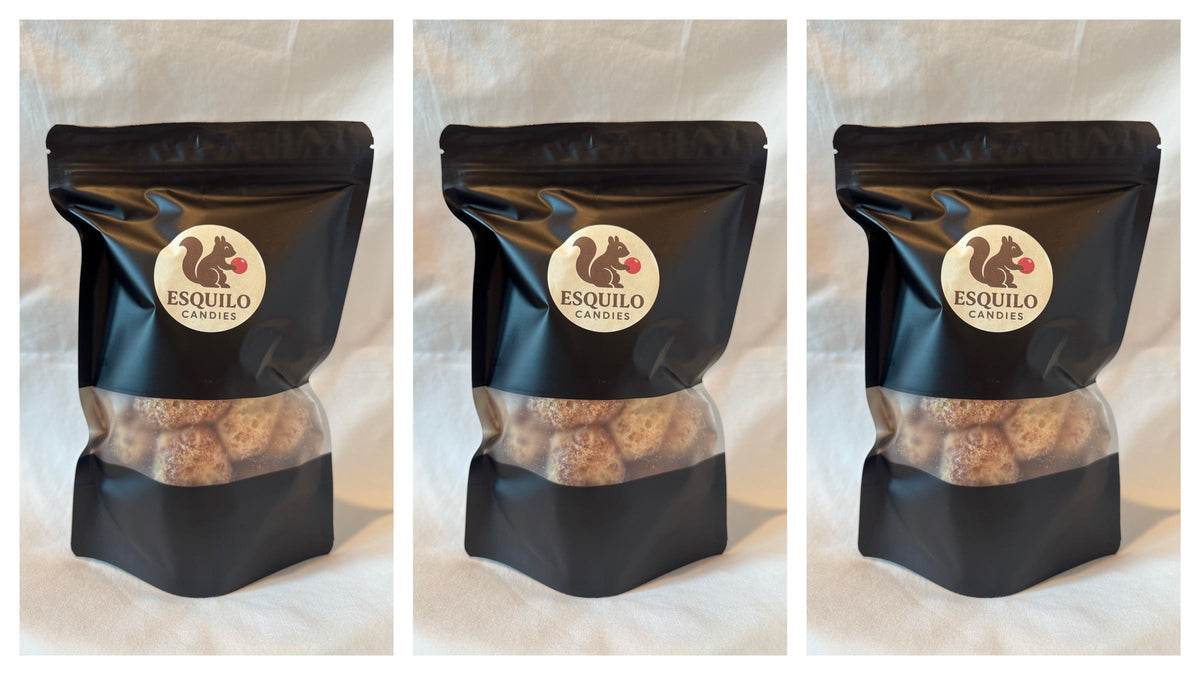 Freeze-Dried Chocolate Caramel Puffs