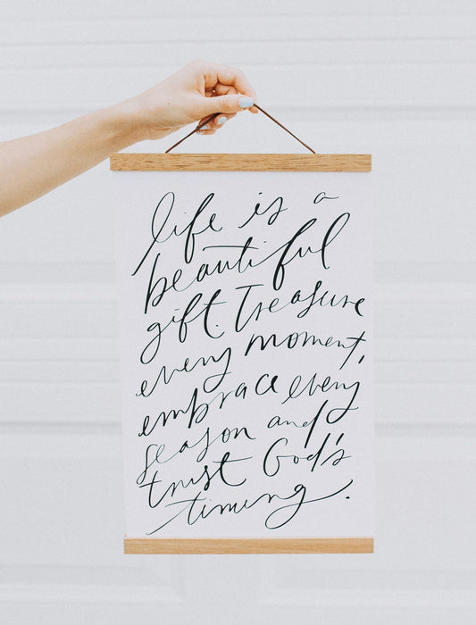 11x17 Life is a beautiful gift