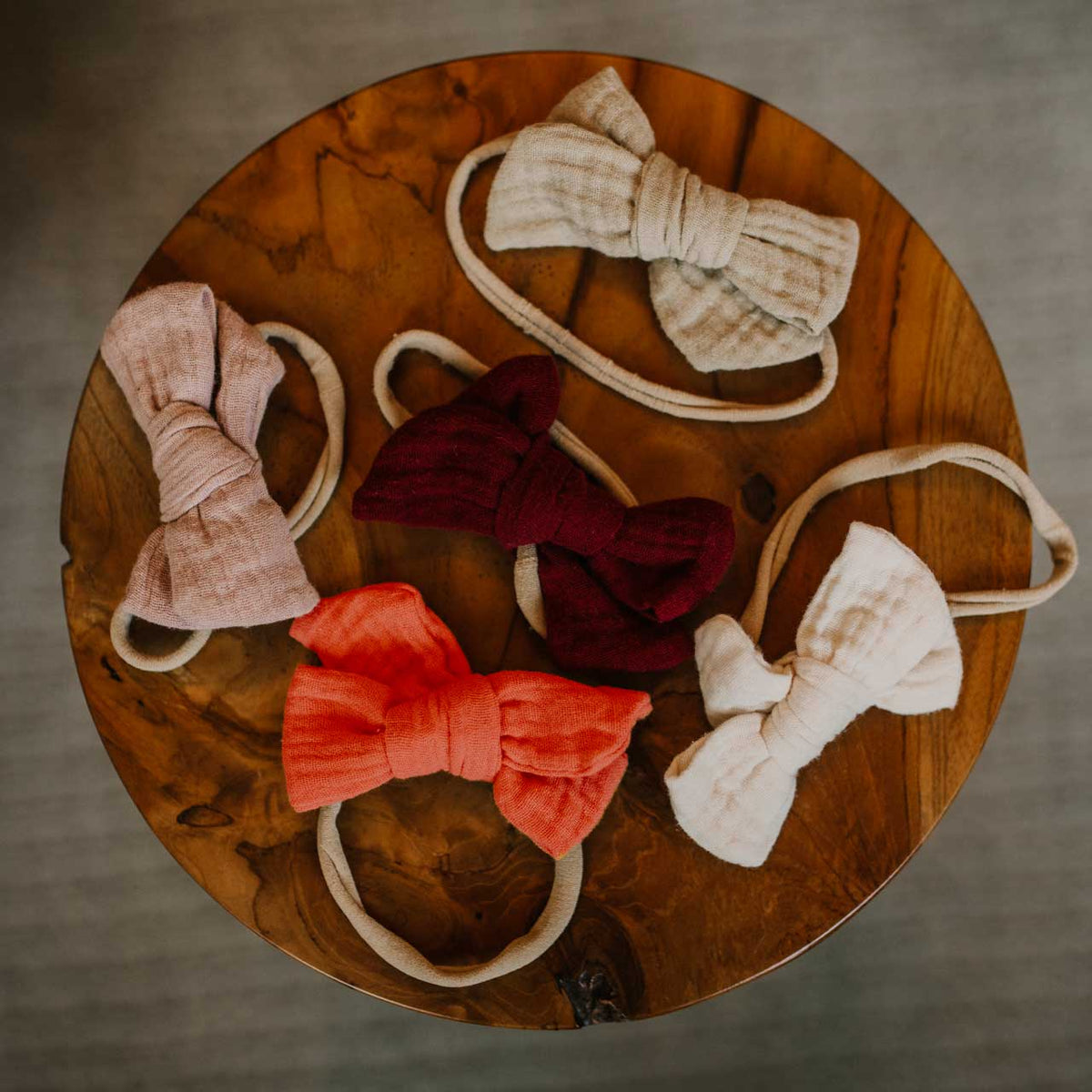 Maple Set - Bows and Headbands - 5 Pack