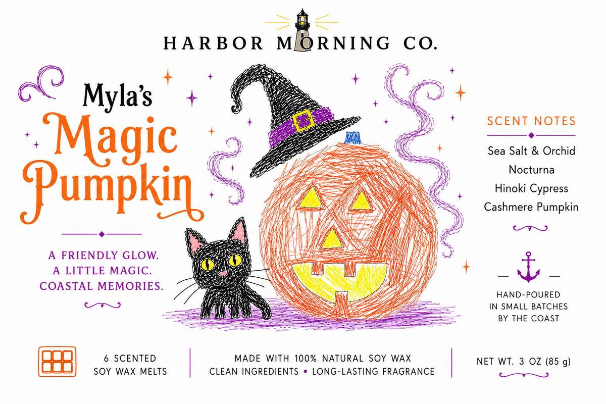 Myla’s Magic Pumpkin | Coastal Halloween Wax Melts
