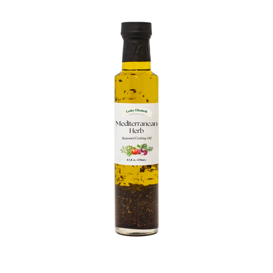 Lesley Elizabeth Mediterranean Herb Seasoned Cooking Oil, Dorica (250mL)
