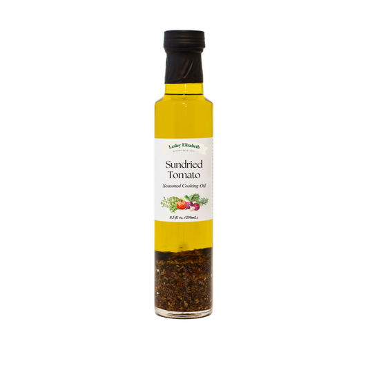 Lesley Elizabeth Sundried Tomato Seasoned Cooking Oil, Dorica (250mL)