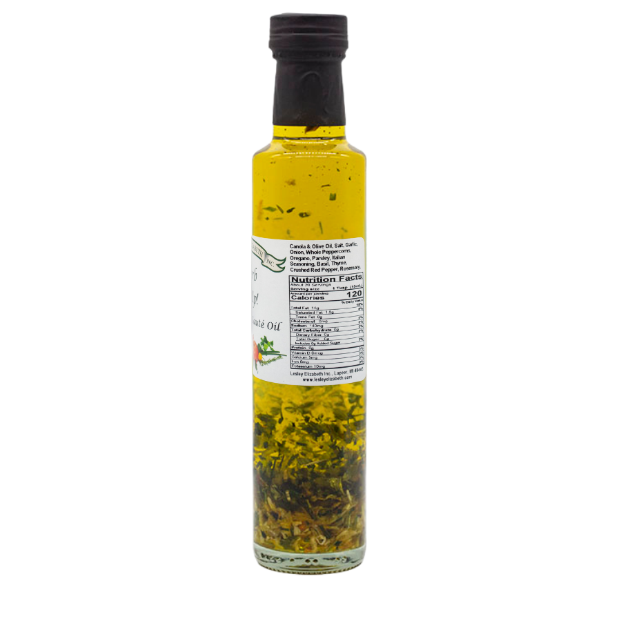 Lesley Elizabeth Herb it Up! Grilling & Saute Oil, Dorica (250mL)