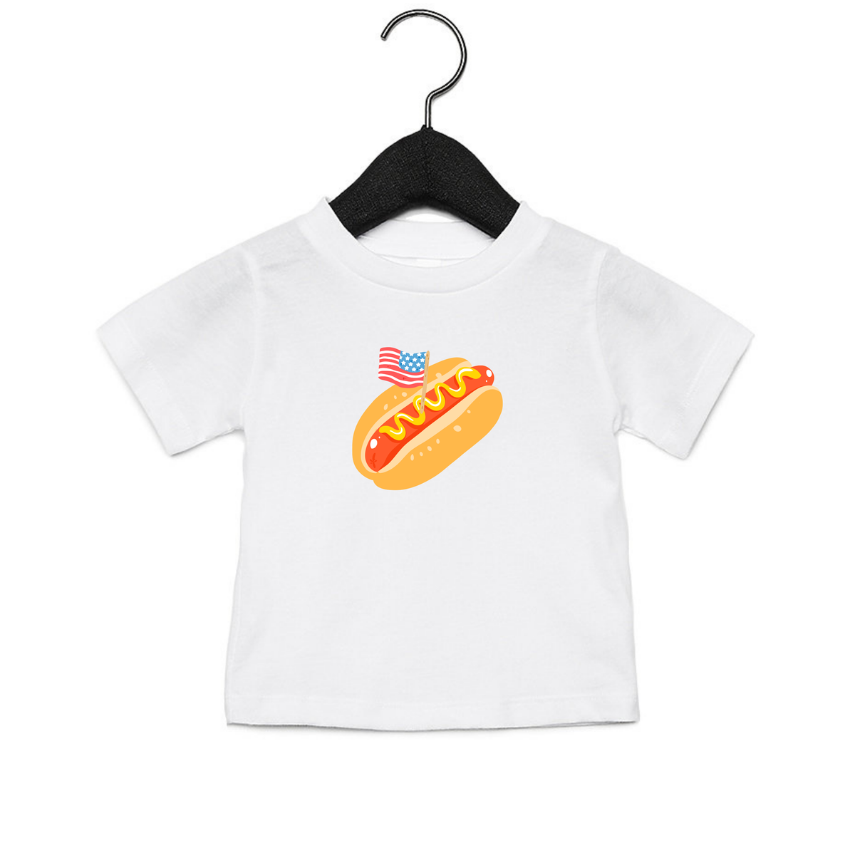 Personalized 4th of July Hot Dog T-Shirt