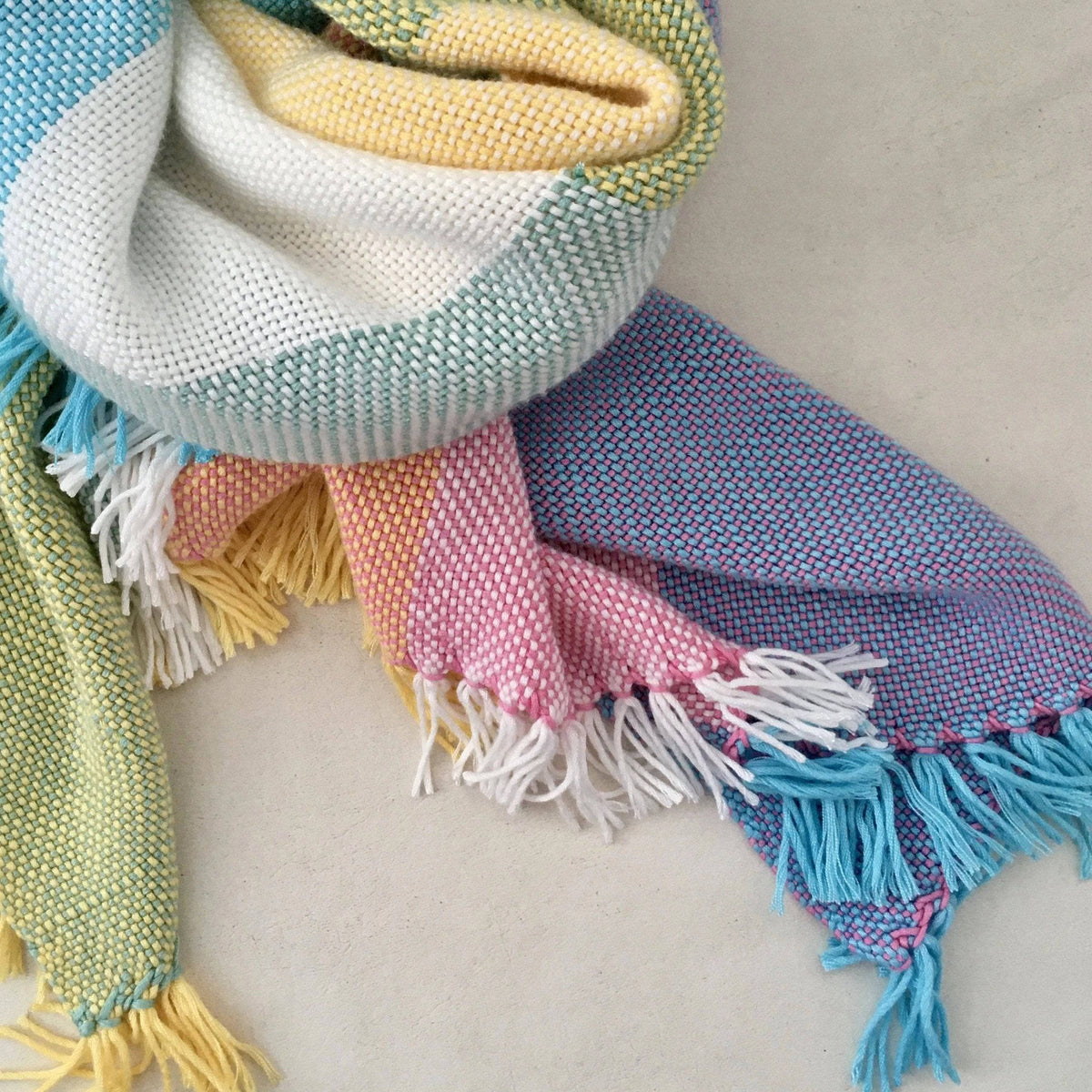 Pastel Dreams Baby Blanket Weaving Pattern