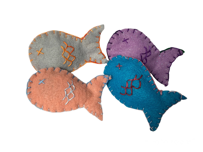 Organic Cat-Nip Fish Cat Toy!