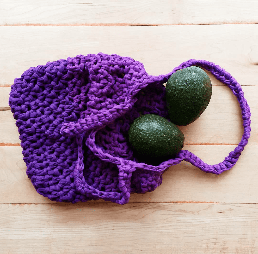 Violet Summer Tote Crochet Pattern