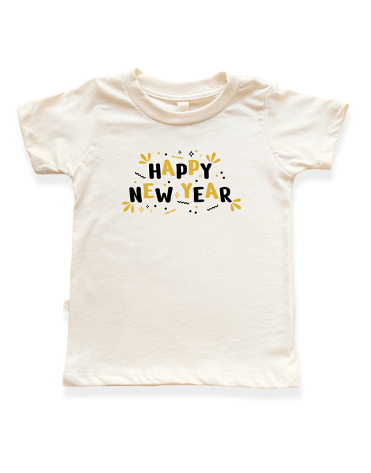 Happy New Year Organic Kids T-Shirt