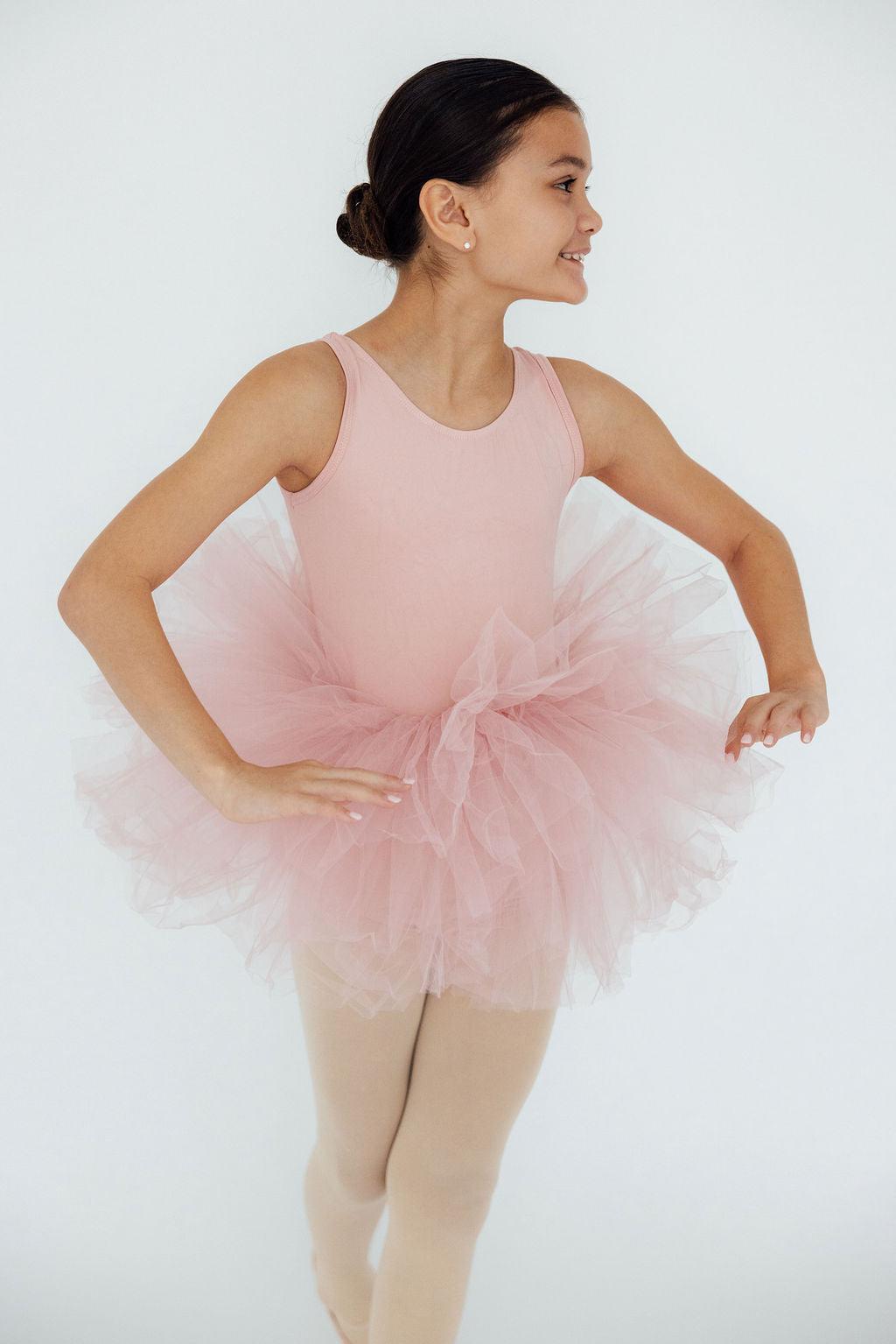 Vintage Pink Tank Tutu Leotard