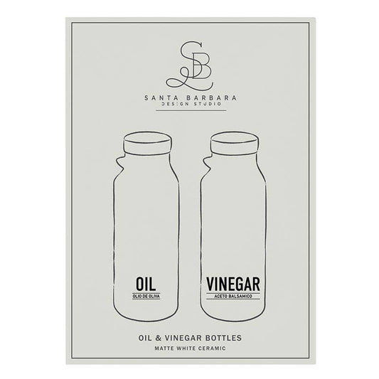 Matte Oil + Vinegar Bottles