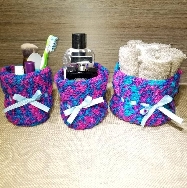 Abigail Basket Trio Crochet Pattern