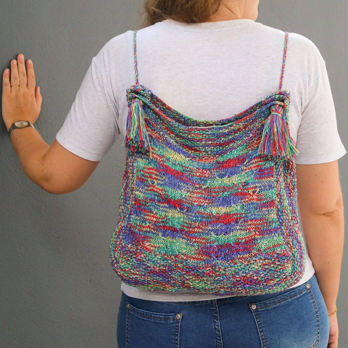 Back to School Backpack Knitting Pattern