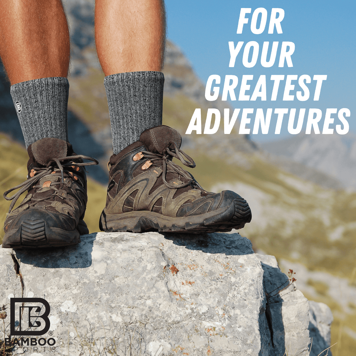 Premium Bamboo Rayon Crew Socks