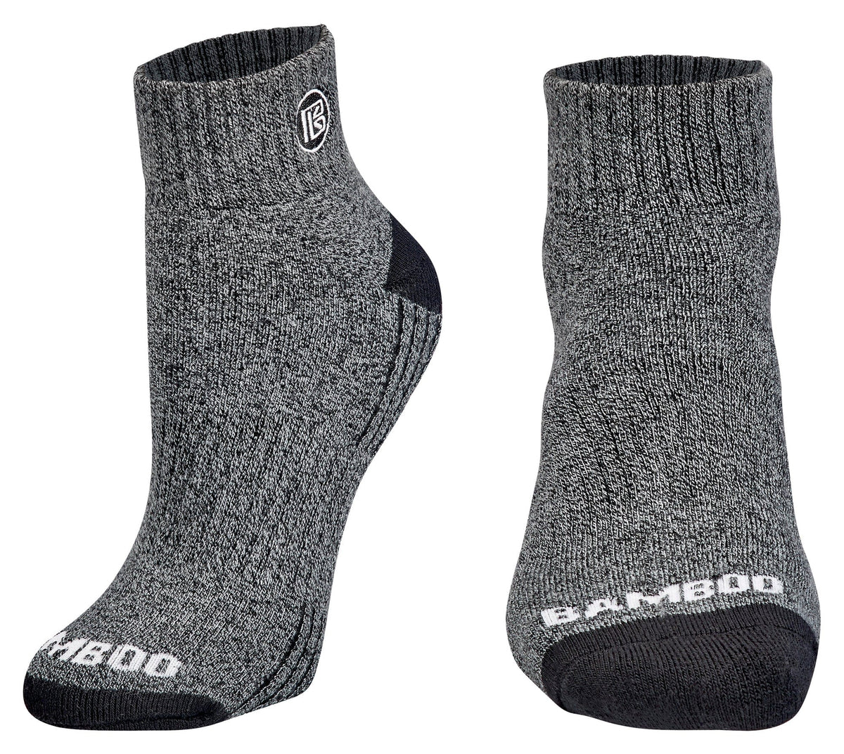 Premium Bamboo Rayon Quarter High Crew Socks