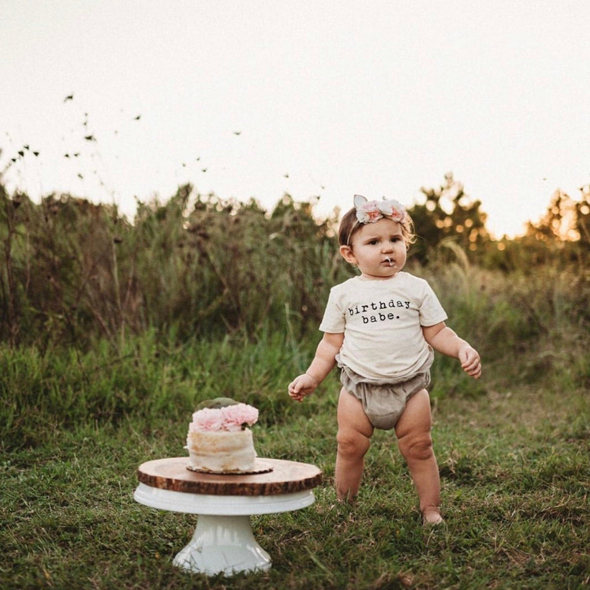 Birthday Babe Organic Kids T-shirt
