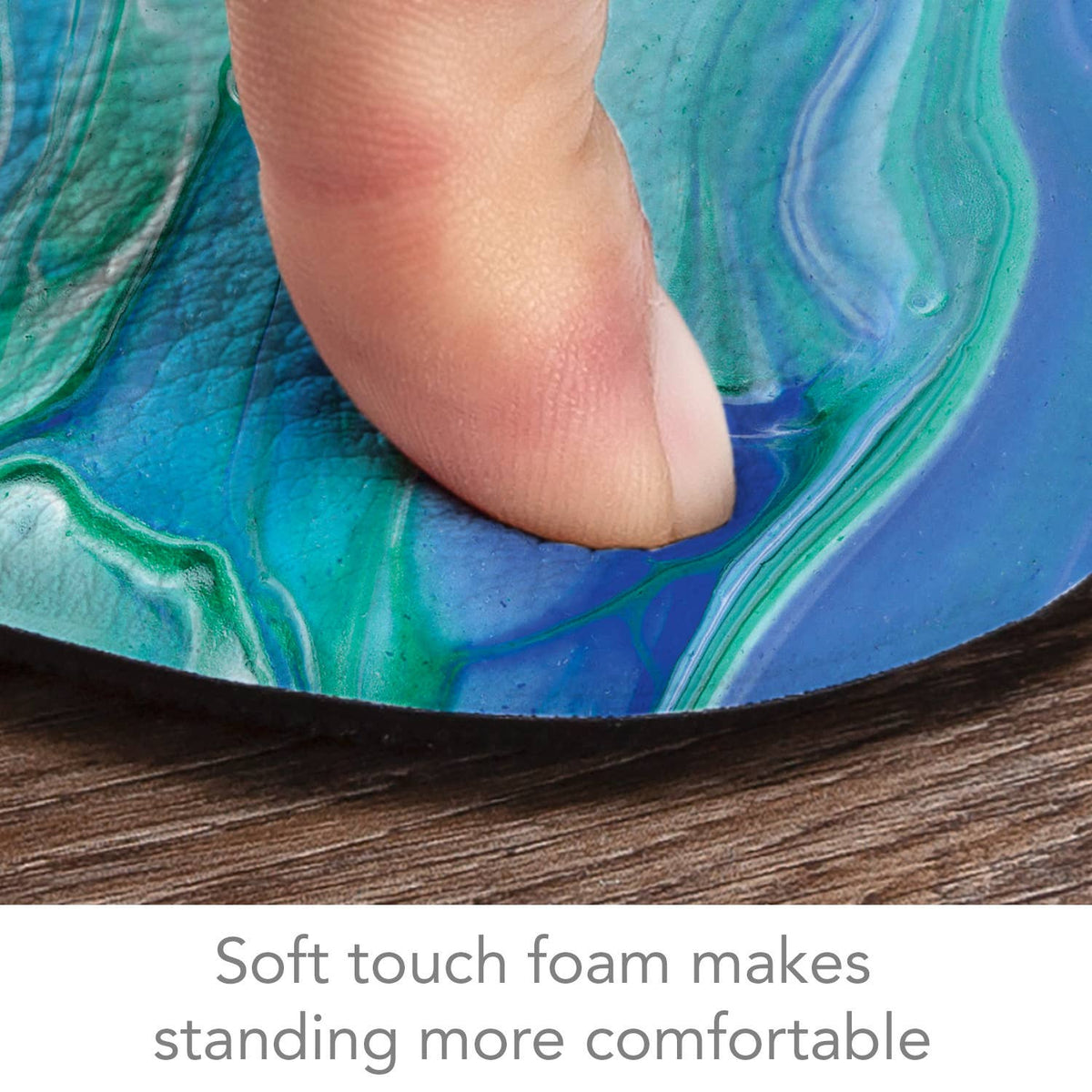 Blue Wave Decorative Comfort Floor Mat 30" x 20"