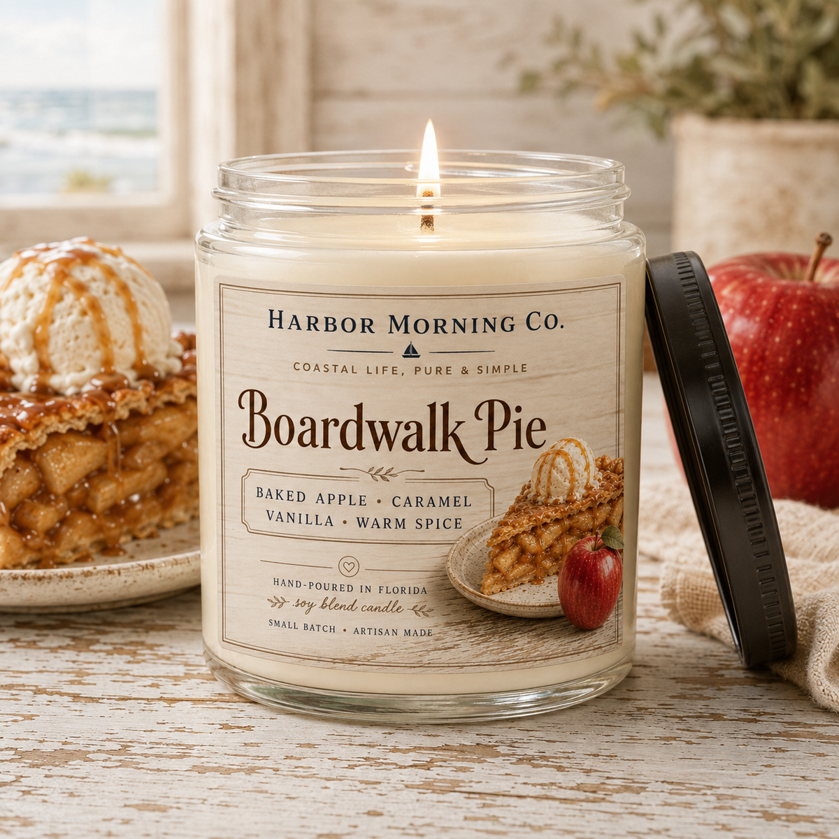 Boardwalk Pie | 8 oz Soy Candle