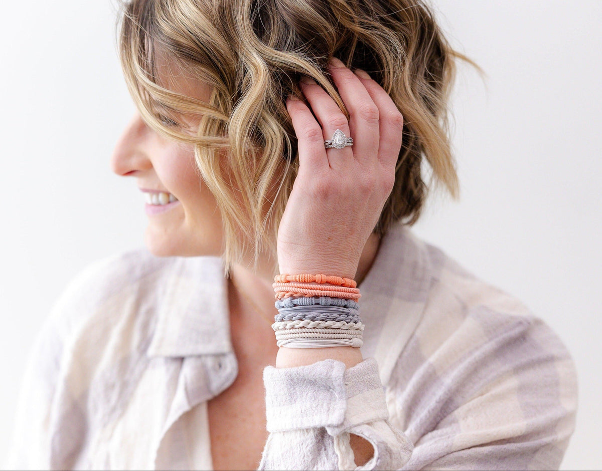 Hair Tie Bracelets – 12 Pack
