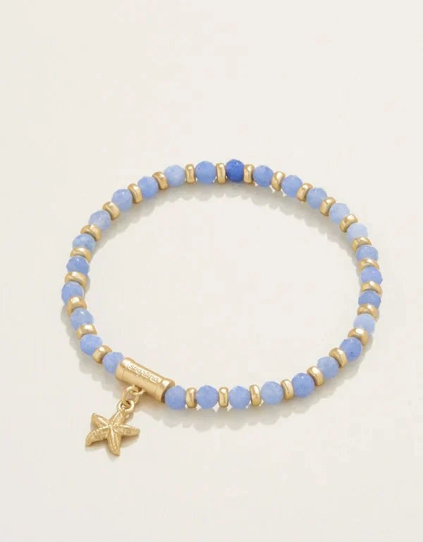 Calm Waters Stretch Bracelet – Blue Aventurine