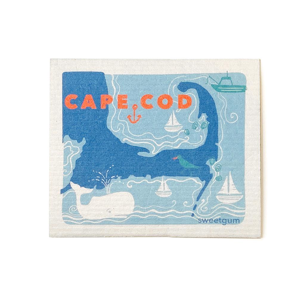 Cape Cod Swedish Dishcloth | Blue | Sweetgum Home