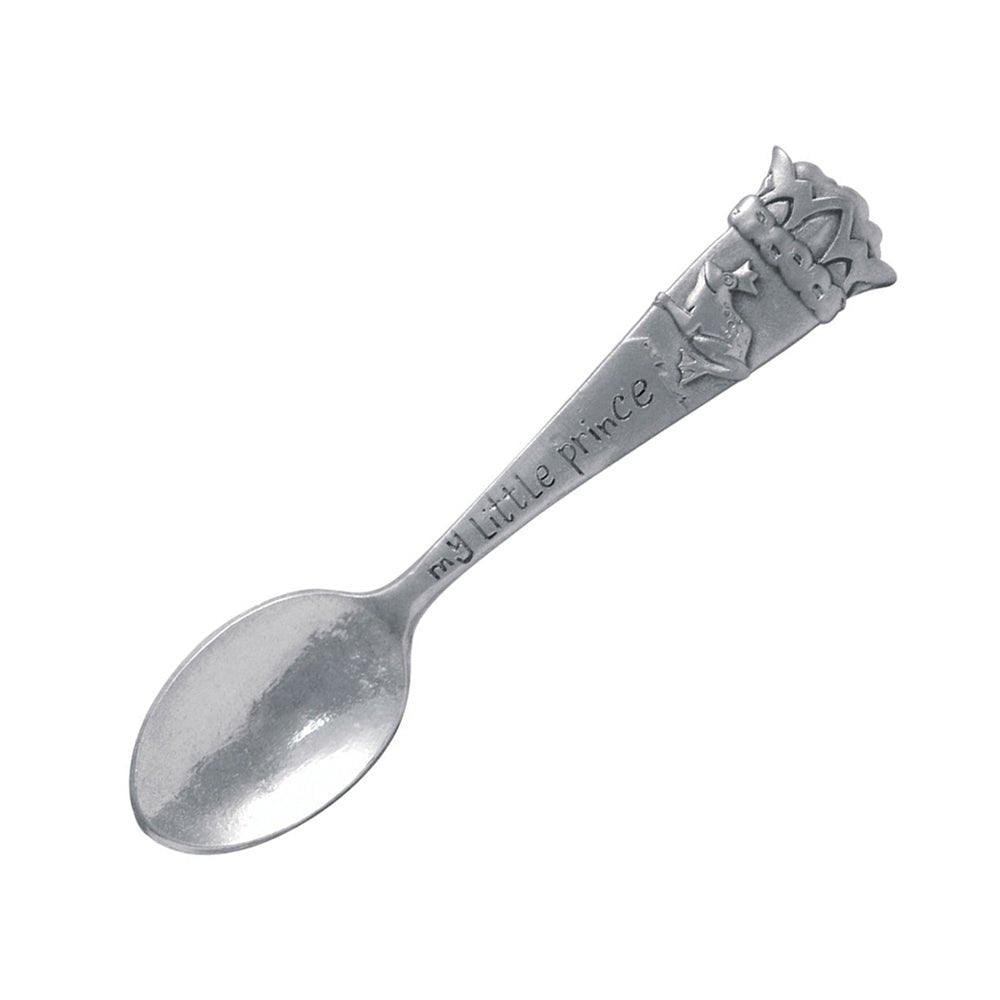 Child's Pewter Feeding Spoon - Bunny, Star, Duck, Crab, Prince and Princess