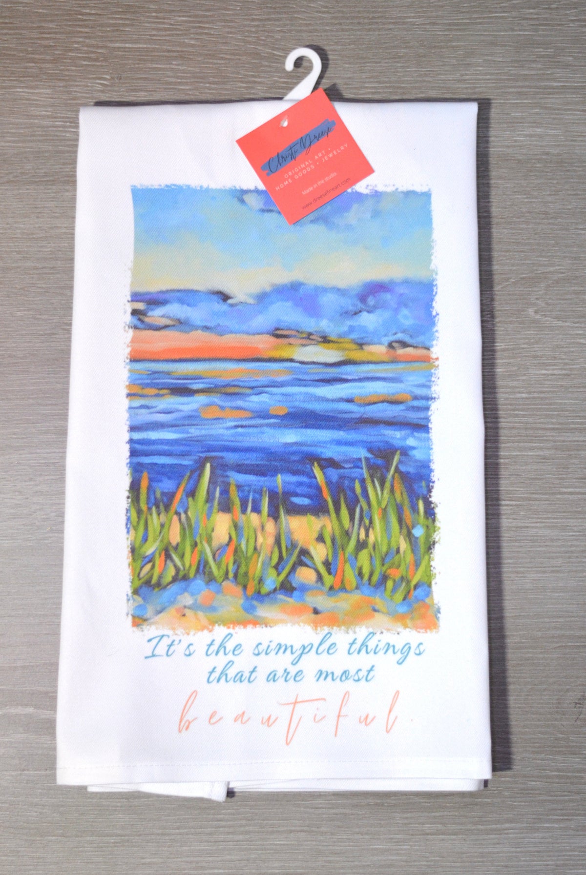 Dish Towel - "Beach Sunset Kitchen Towel"