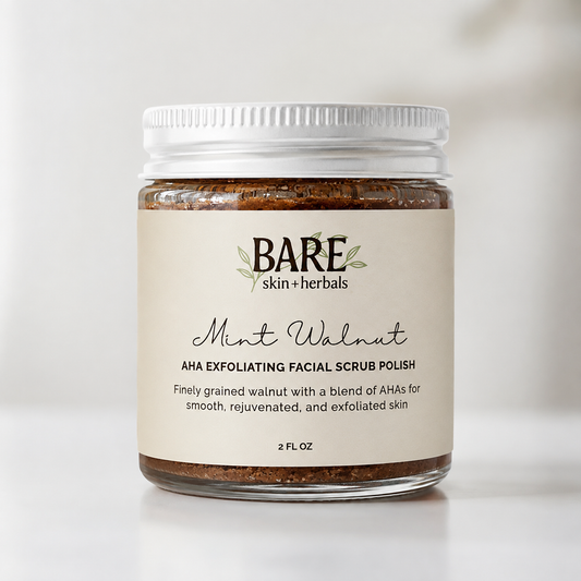 Mint Walnut Exfoliating Facial Polish