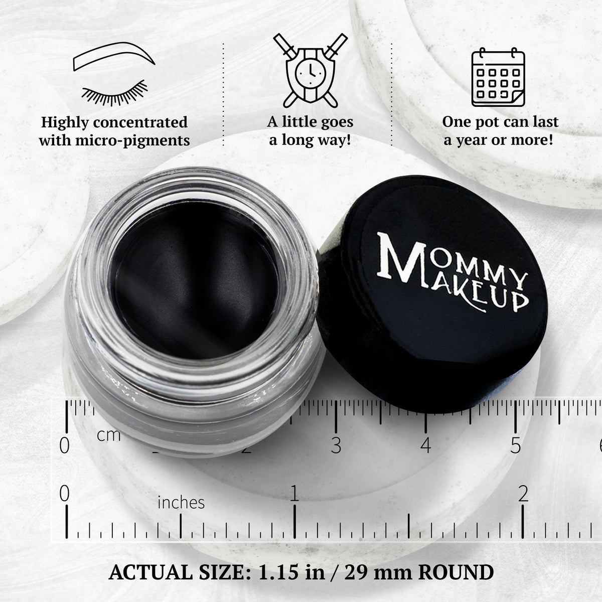 Black Beauty Stay Put Waterproof Gel Eyeliner w/ Micropigments