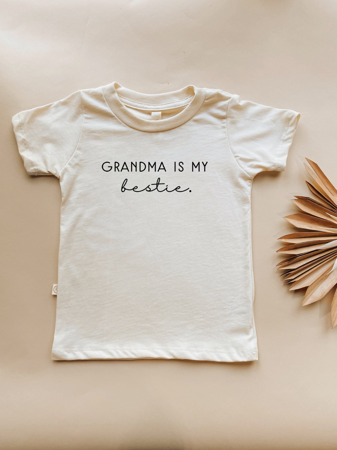 Grandma is My Bestie Organic Kids T-shirt