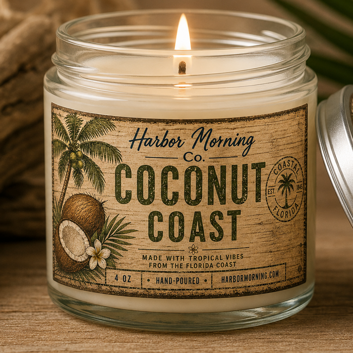 Coconut Coast | 4 oz Soy Candle