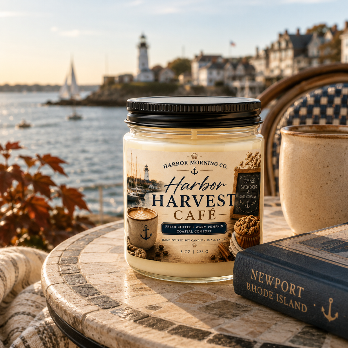 Harbor Harvest Cafe | 8 oz Soy Candle