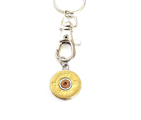 20 gauge Shotgun Shell Keychain, 20g Shooting Sports Gift, New Car Gift For Her, Gift For Him, Shotgun Shell Gift, Hunting Keychain Gift