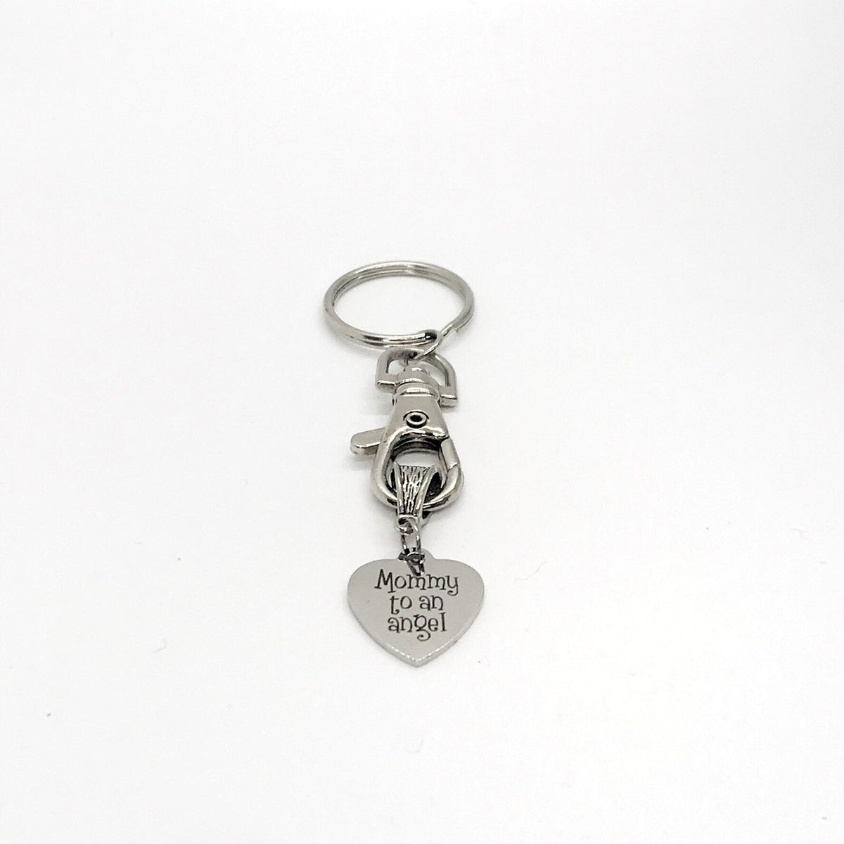 Miscarriage Gift, Mommy To An Angel Keychain, Miscarry Memorial Gift, Infant Loss Gift, Pregnancy Loss Gift, Mom to An Angel, Baby Loss