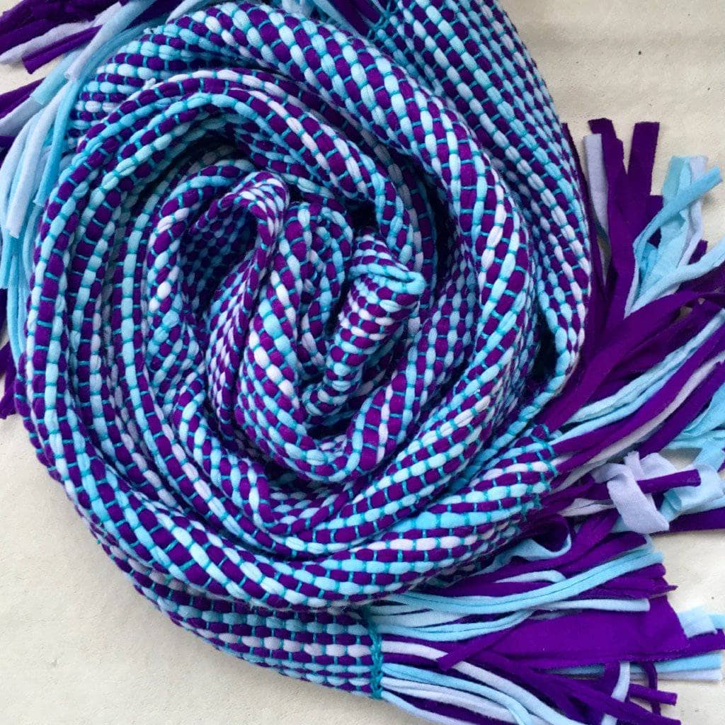 UV Stripes T-Shirt Scarf Weaving Pattern