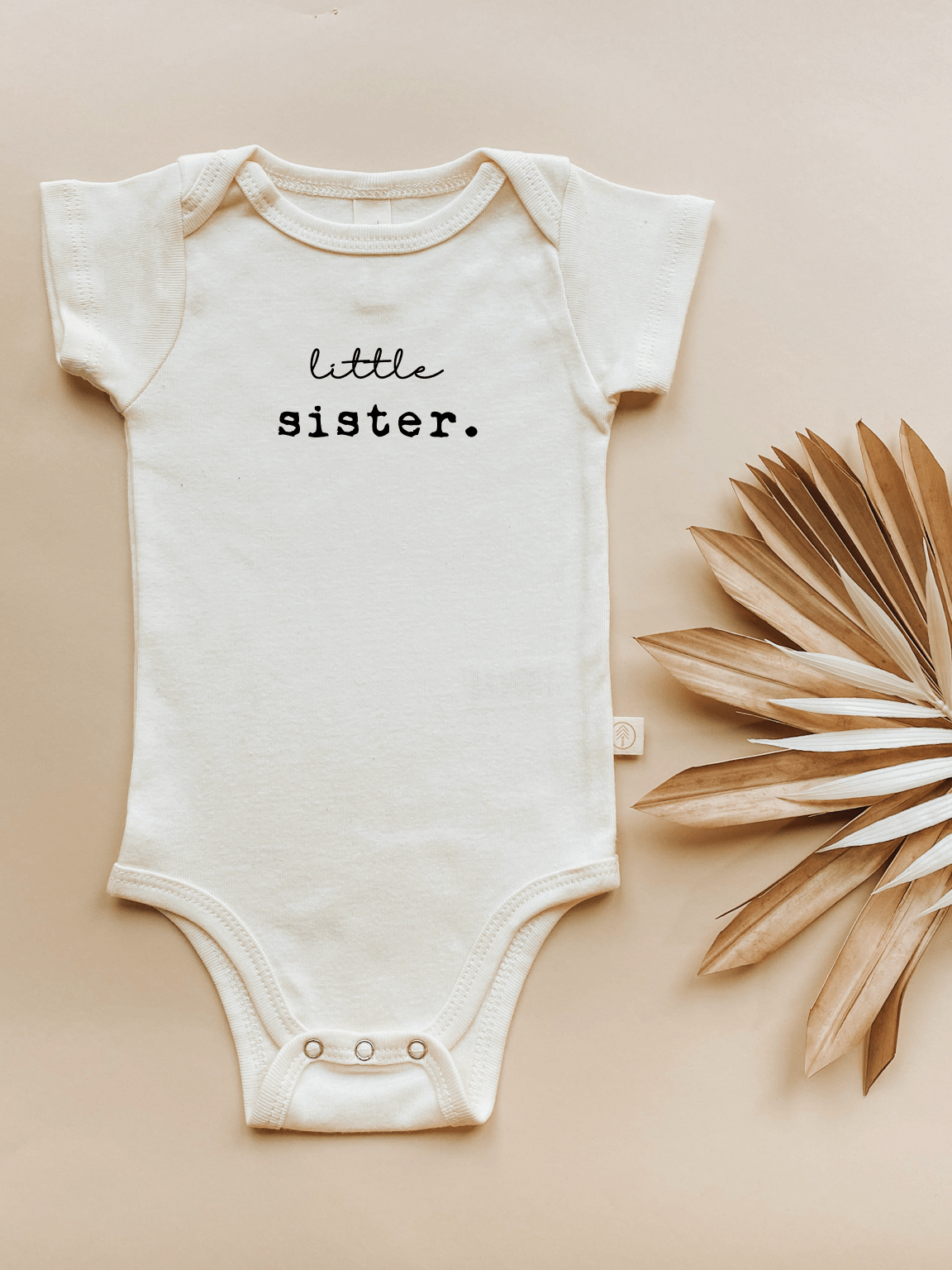 Little Sister Organic Baby Bodysuit