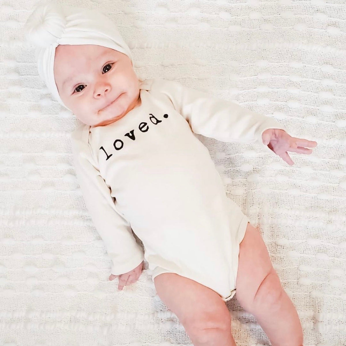 Loved. Organic Baby Bodysuit Long Sleeve