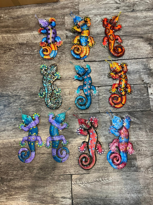 Metal Geckos- 10 Styles