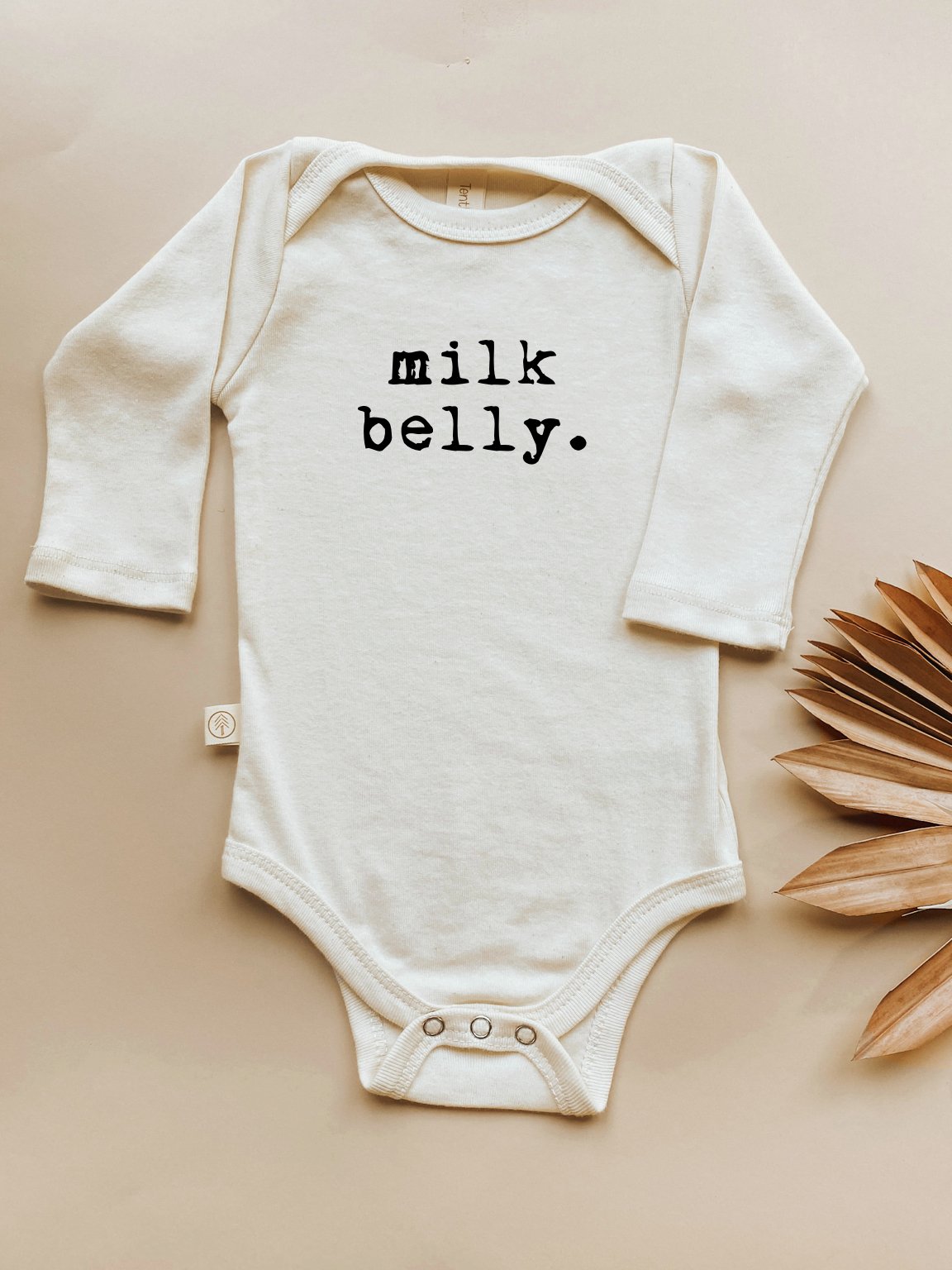 Milk Belly Organic Bodysuit Long Sleeve