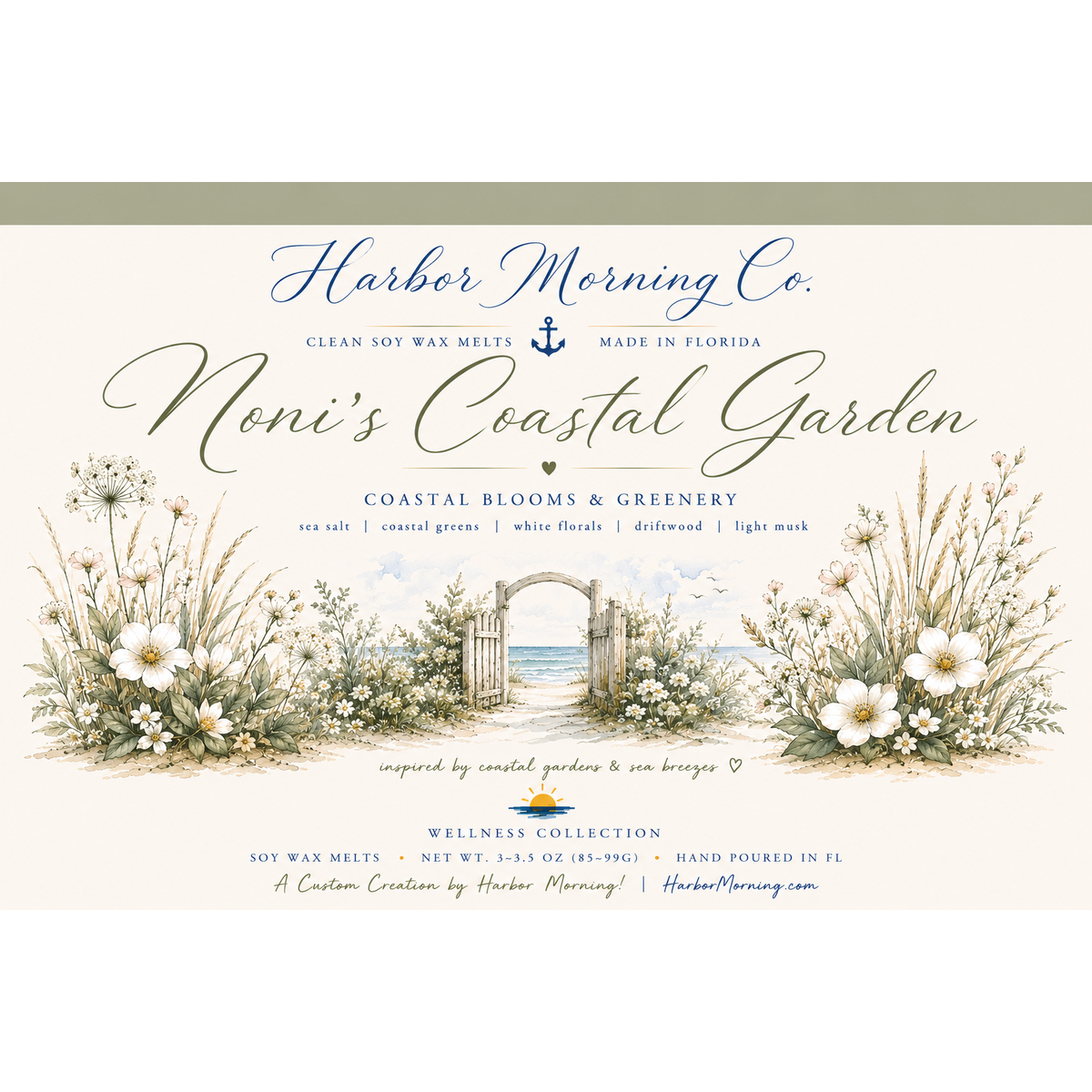 Noni’s Coastal Garden | Wax Melts