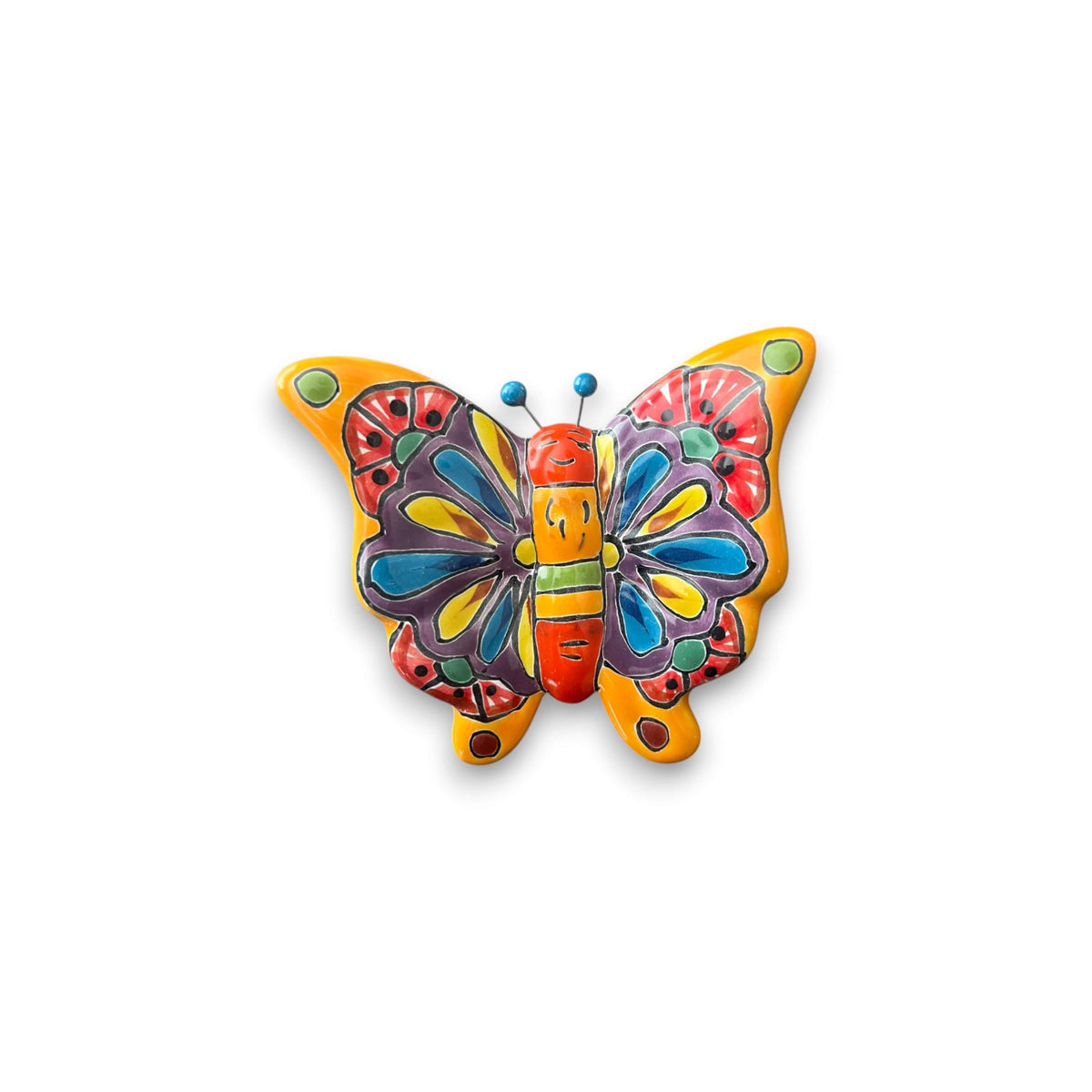 Talavera Butterfly Wall Hanging | Petite Animal Decor
