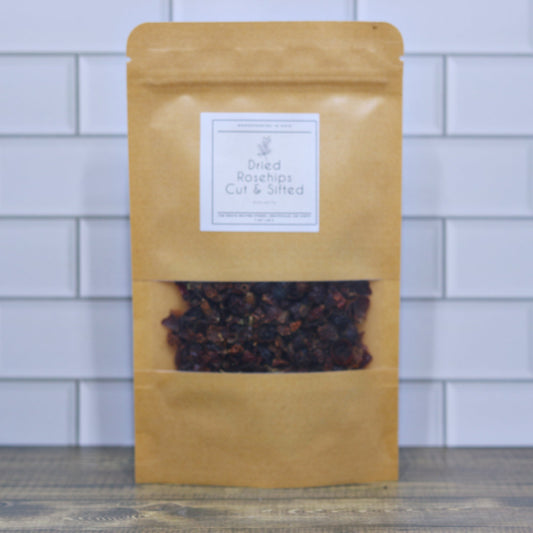 Dried Rosehips 1 Ounce Cut and Sifted